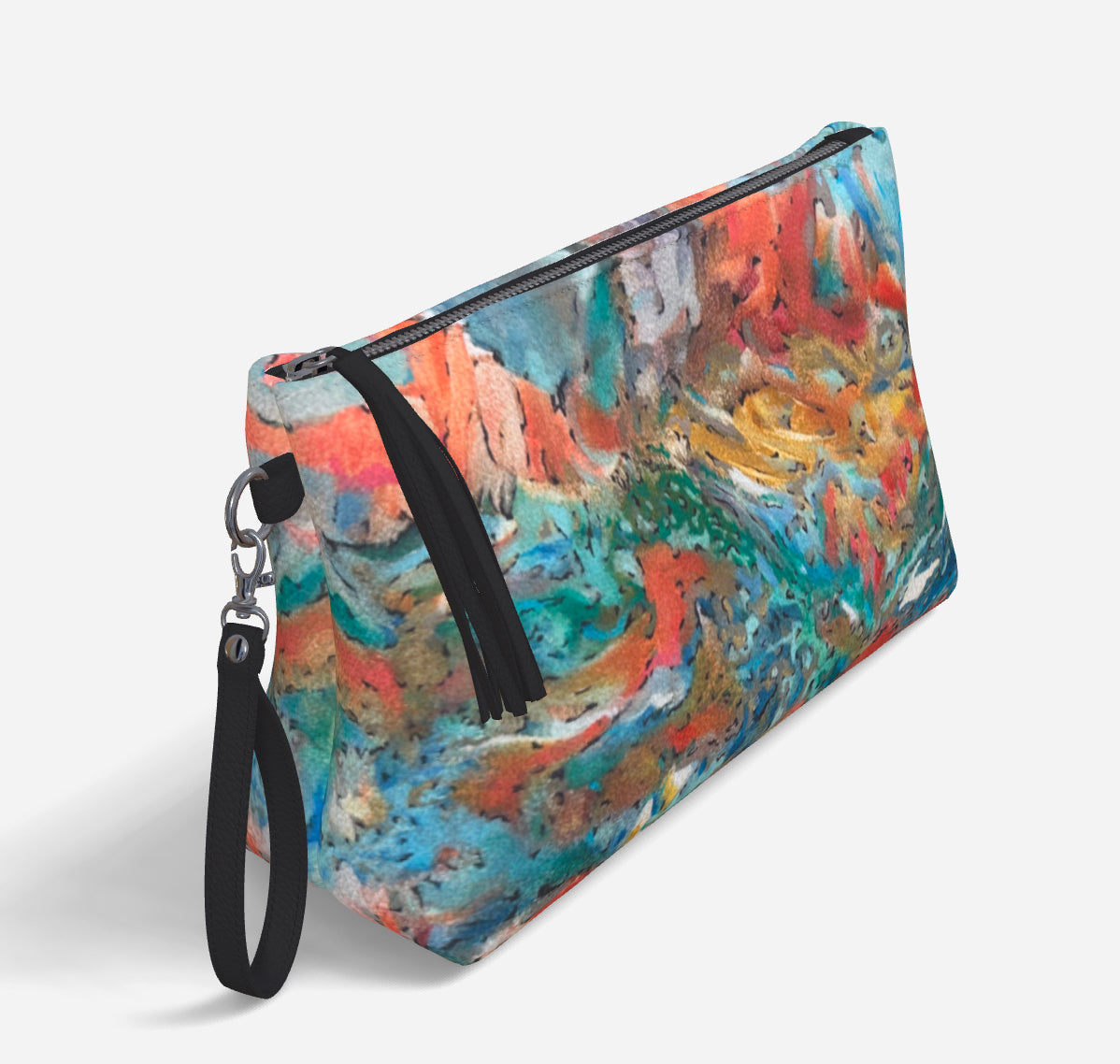 Untitled Landscape Vegan Leather Purse/Clutch