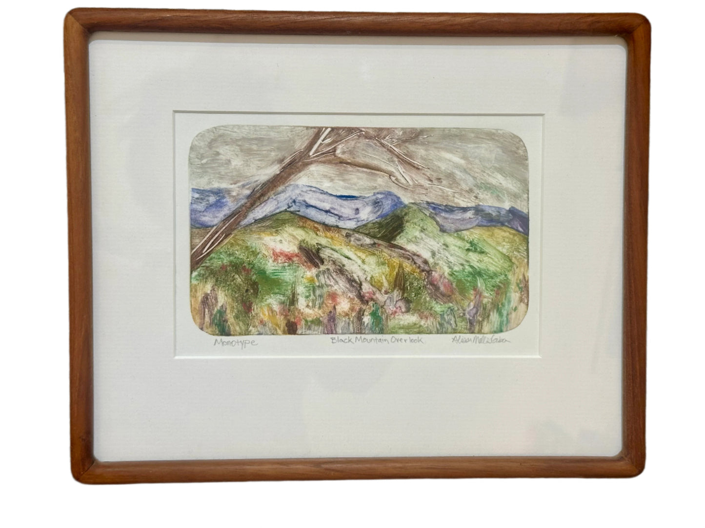 Black Mountain Overlook Monotype
