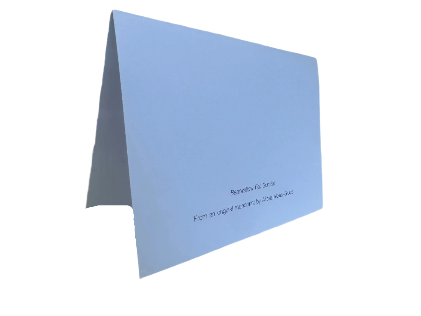 Bearwallow Fall Sunrise Card
