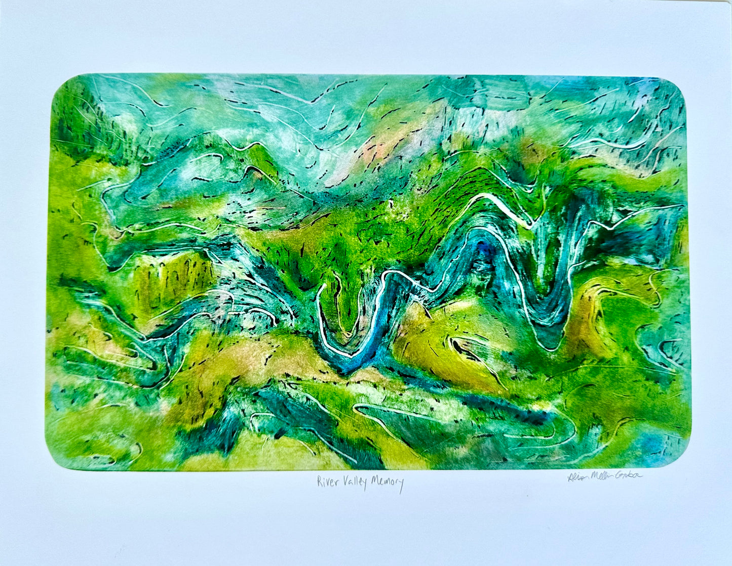 River Valley Memory Print