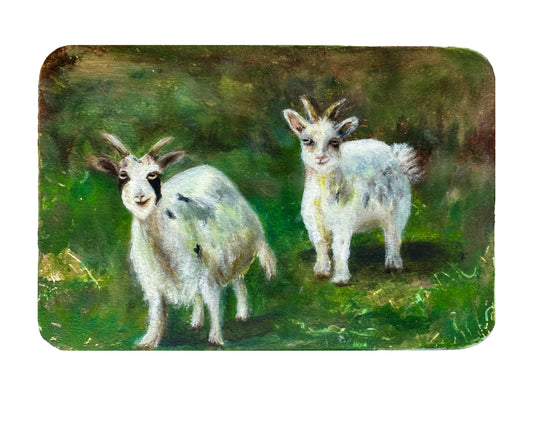 Goat Friends Print