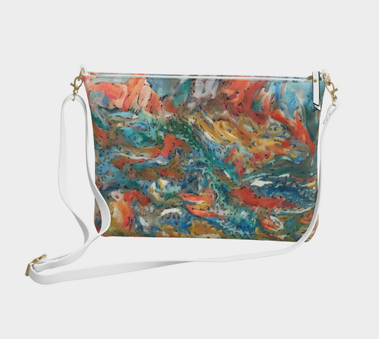 Untitled Landscape Vegan Leather Purse/Clutch