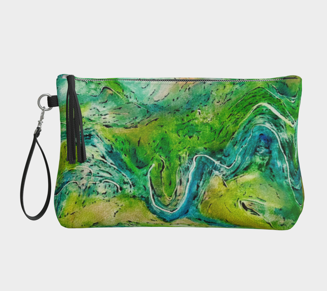 River Valley Memory Vegan Leather Purse/Clutch