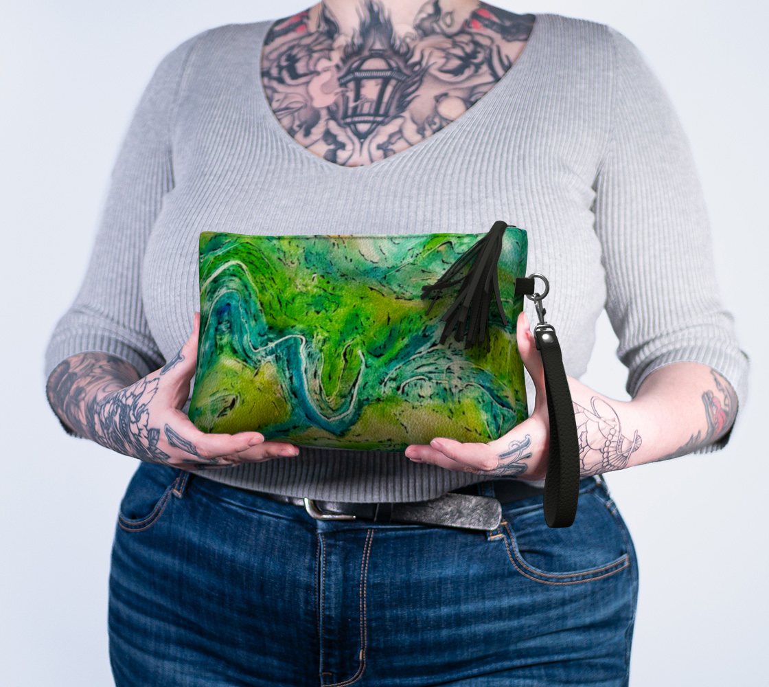 River Valley Memory Vegan Leather Purse/Clutch