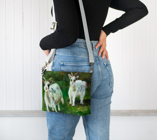 Goat Friends Vegan Leather Purse