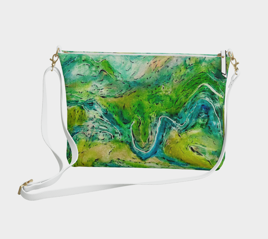 River Valley Memory Vegan Leather Purse/Clutch