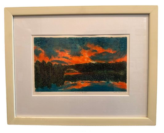 Killarney Twilight Monoprint