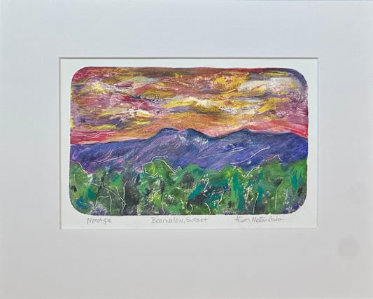 Bearwallow Sunset Monotype
