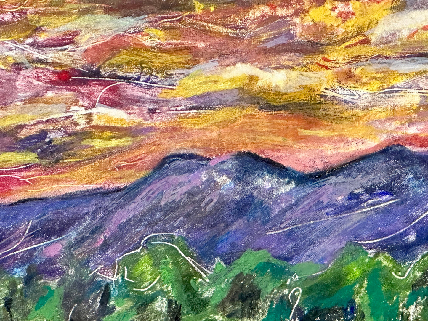 Bearwallow Sunset Monotype