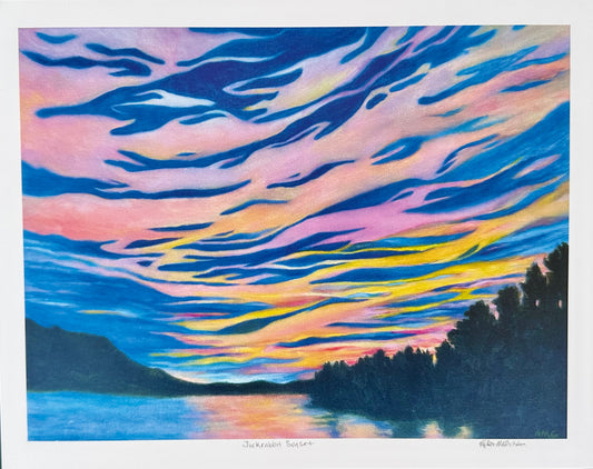 Jackrabbit Sunset Print