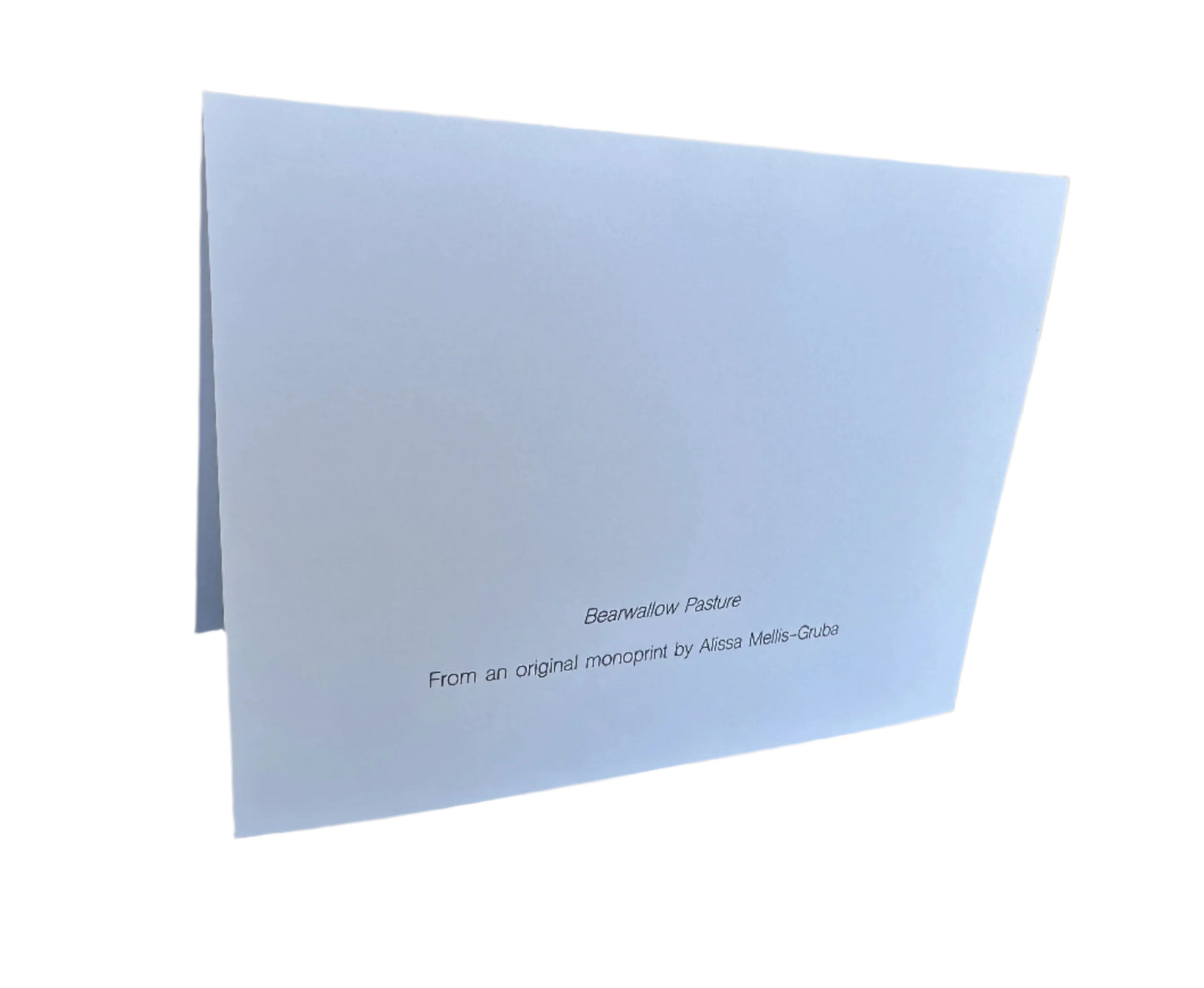 Bearwallow Pastures Card