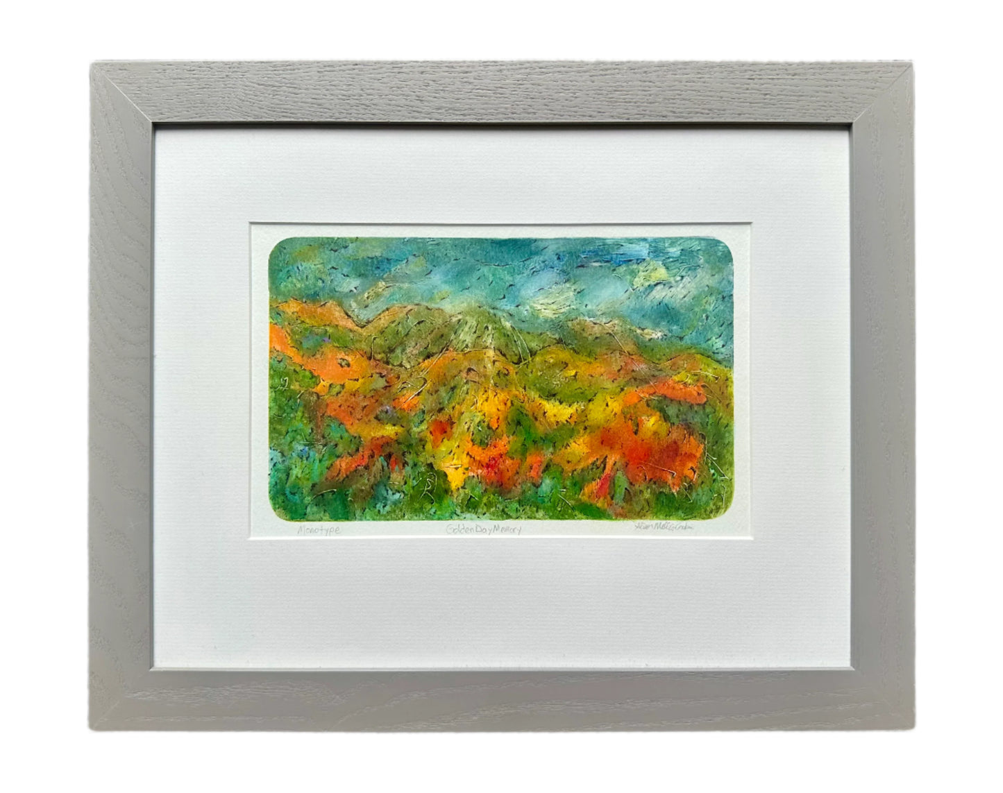Golden Day Memory Monotype