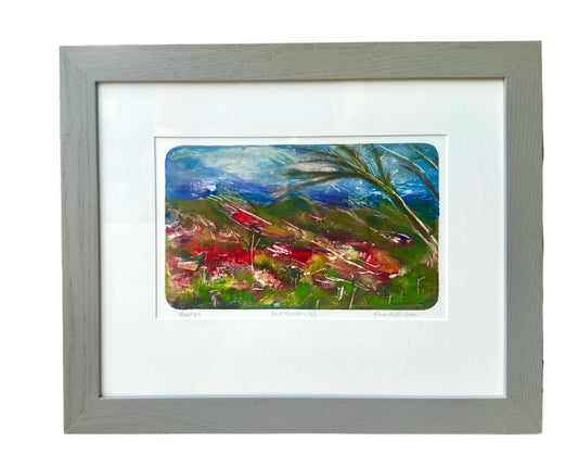 Black Mountain Fall Monotype
